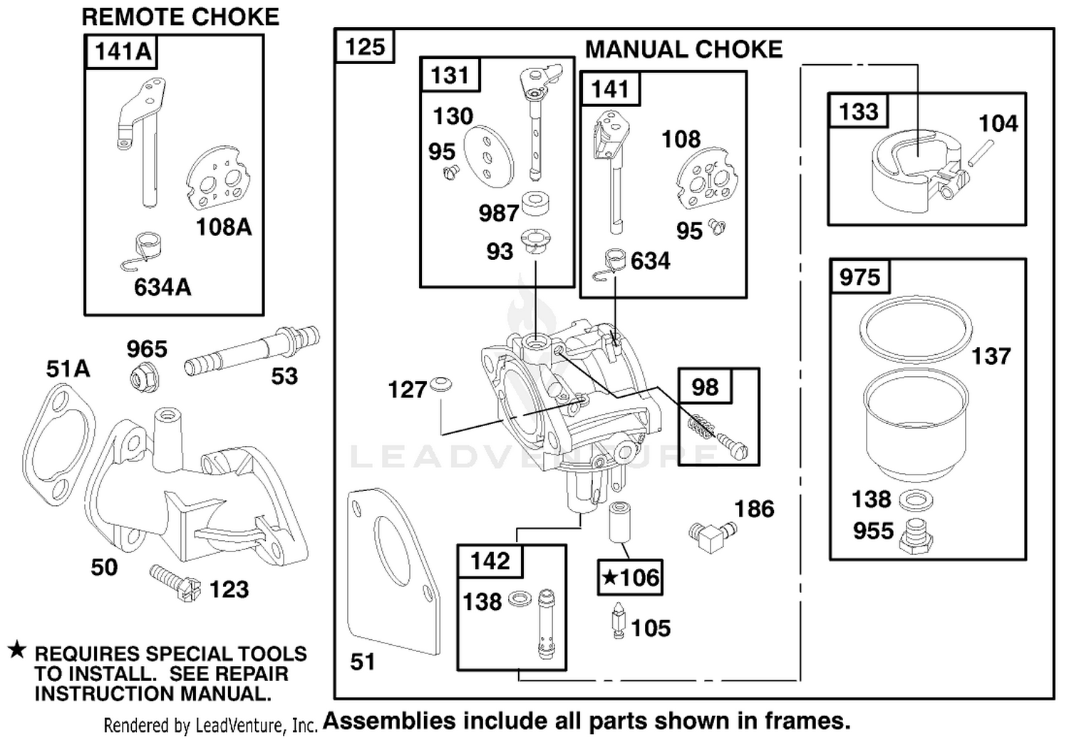Engine Briggs  Stratton Model 195707-0421-E1 3