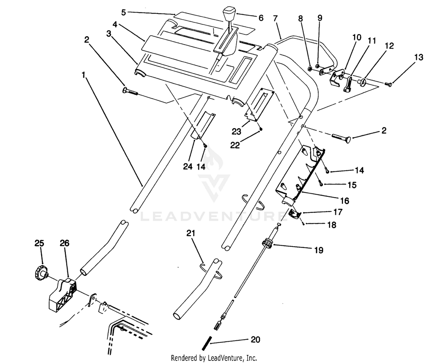 S.p. Handle Assembly (model No. 20906b Only)