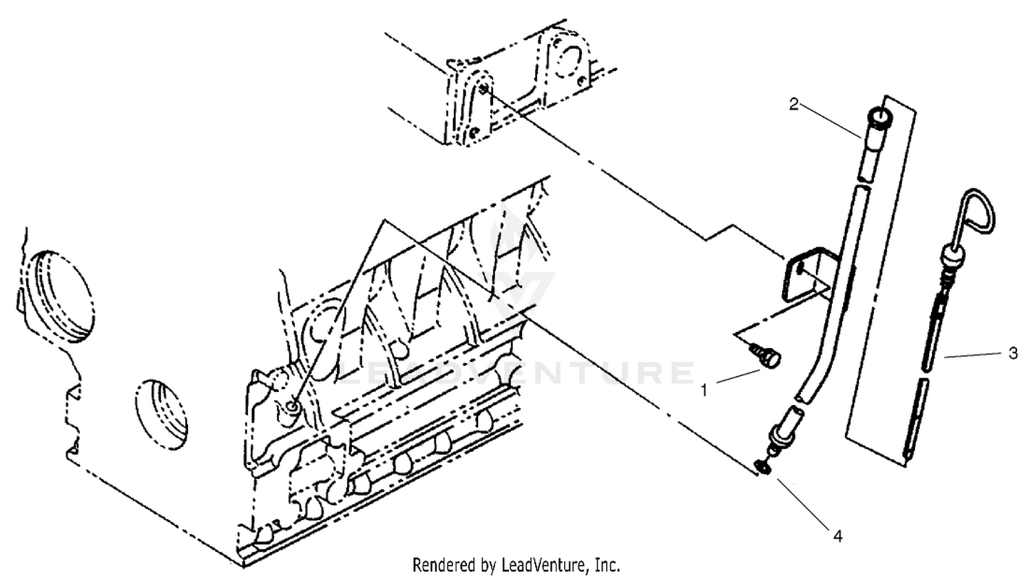 Dipstick And Guide Assembly