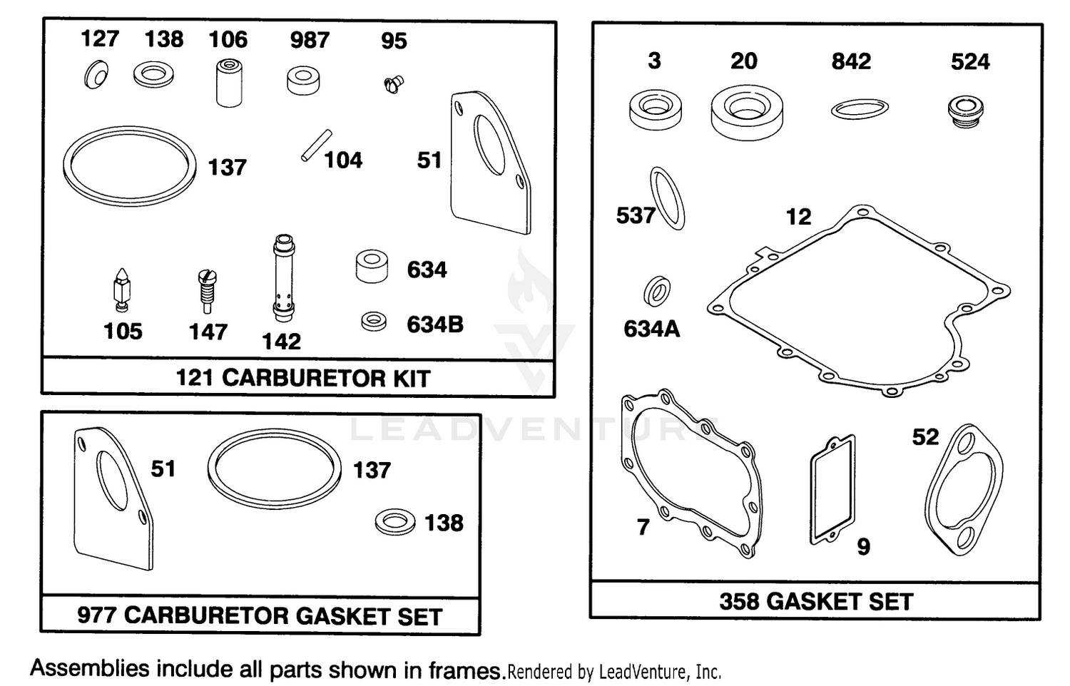 Engine Briggs  Stratton Model 28m707-0122-01 8