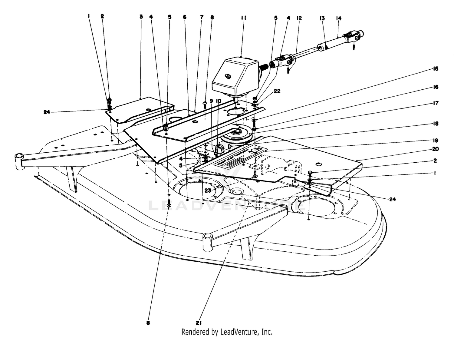 Deck Covers And Gear Box