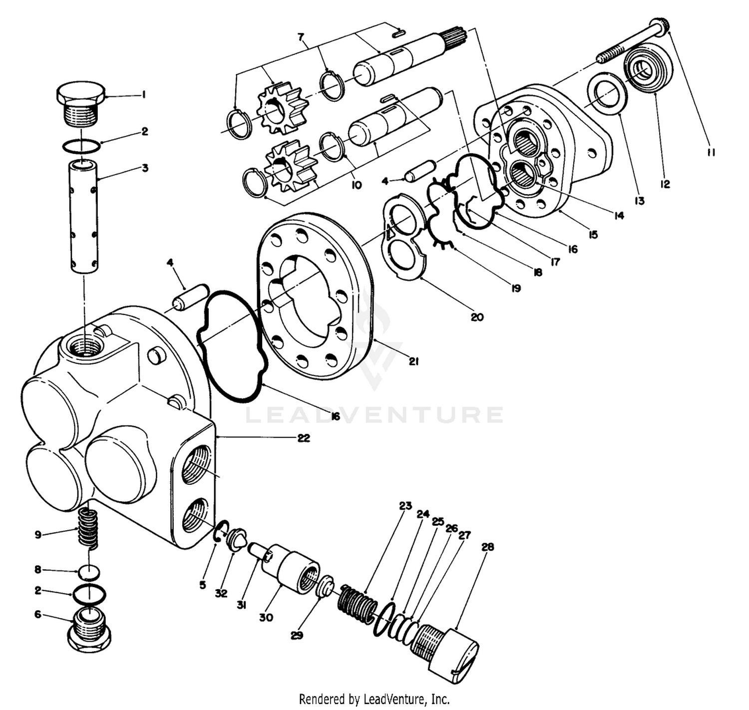 Gear Pump Assembly No. 58-5650
