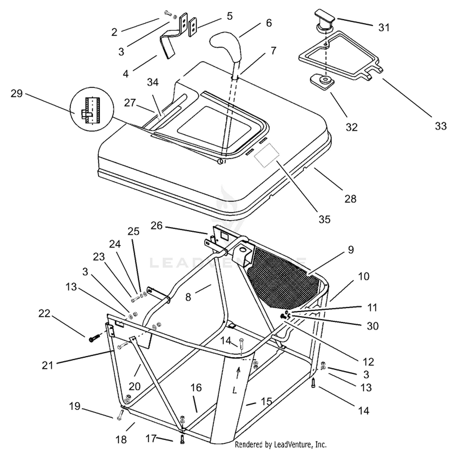 Grass Collector Assembly