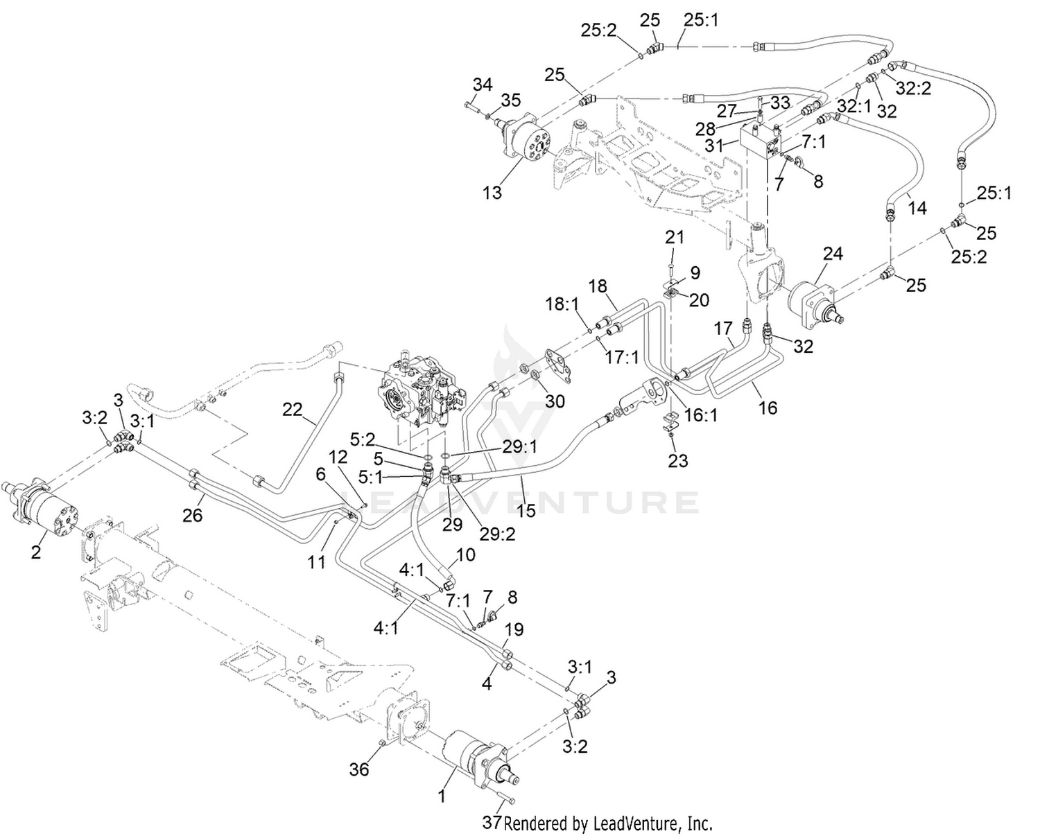 Traction Hydraulic Assembly