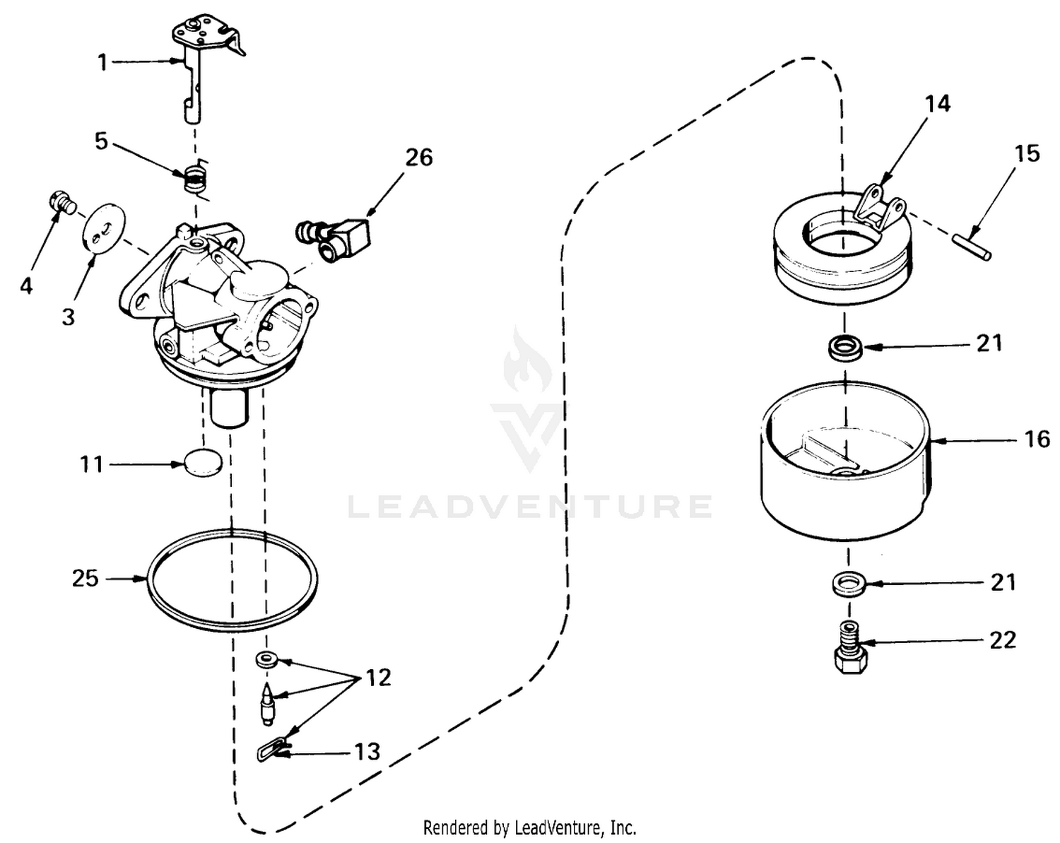 Carburetor No. 631784a (models 20562 And 20673)