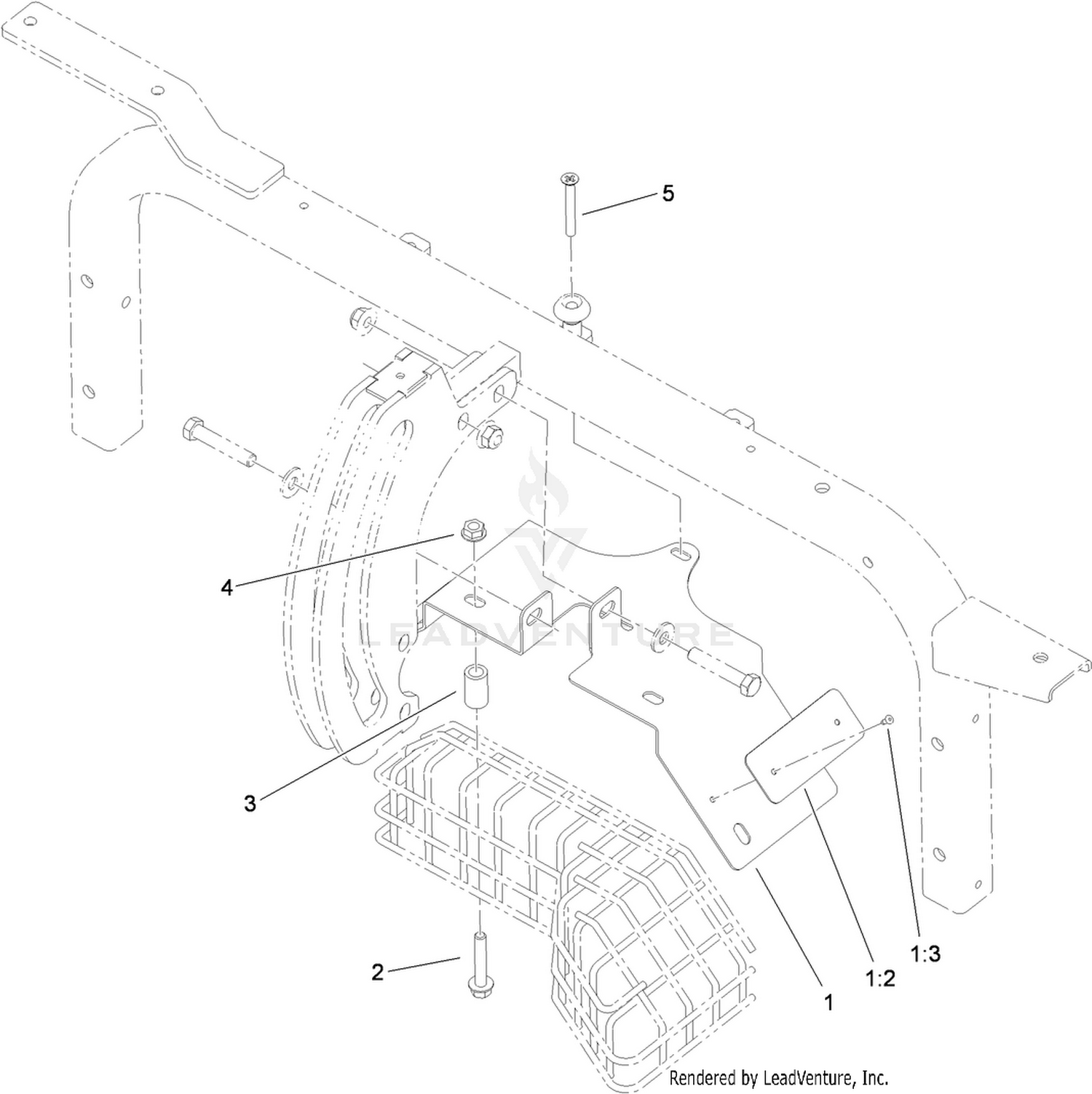 Exhaust Shield Assembly No. 119-7195