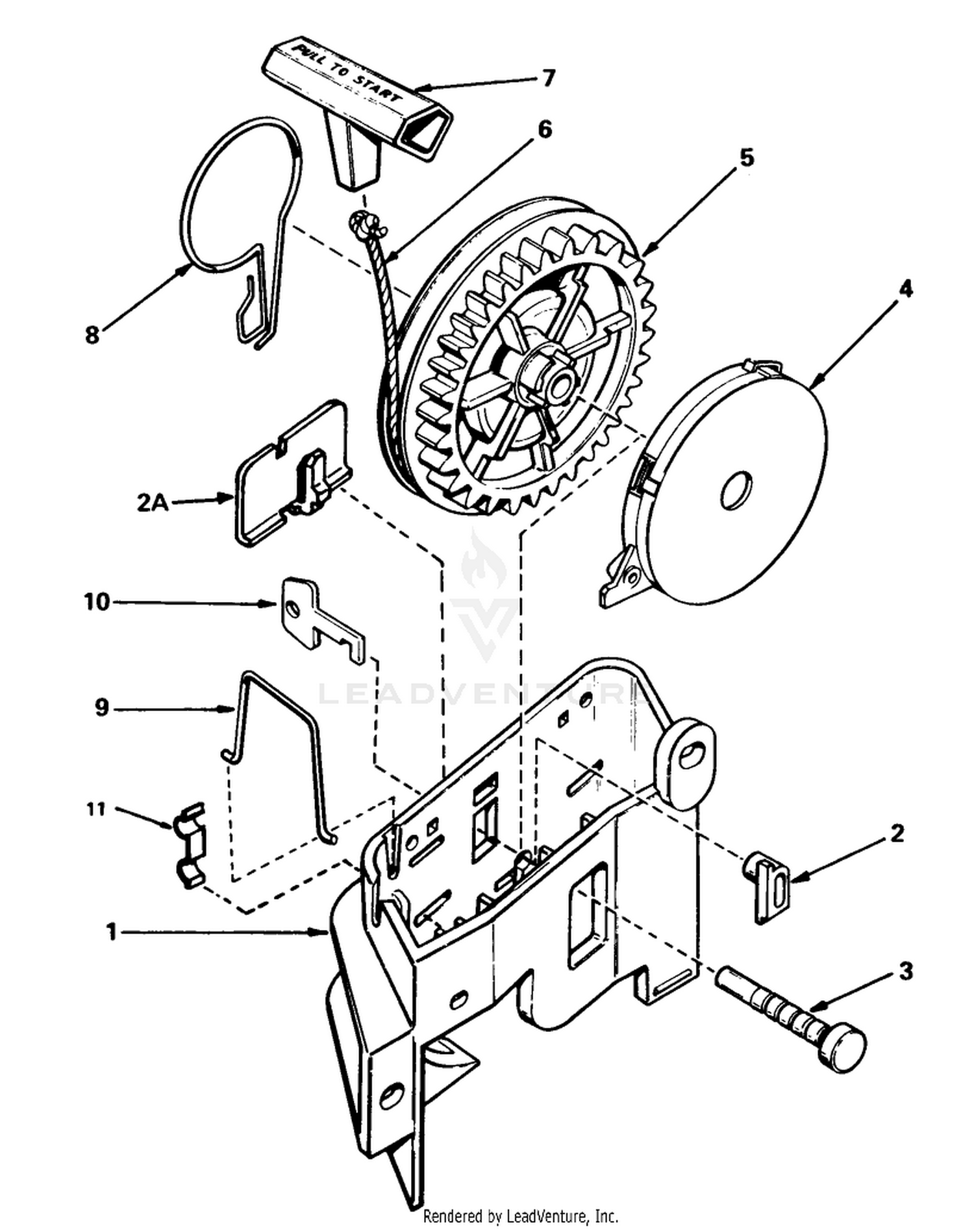 Rewind Starter No. 590531
