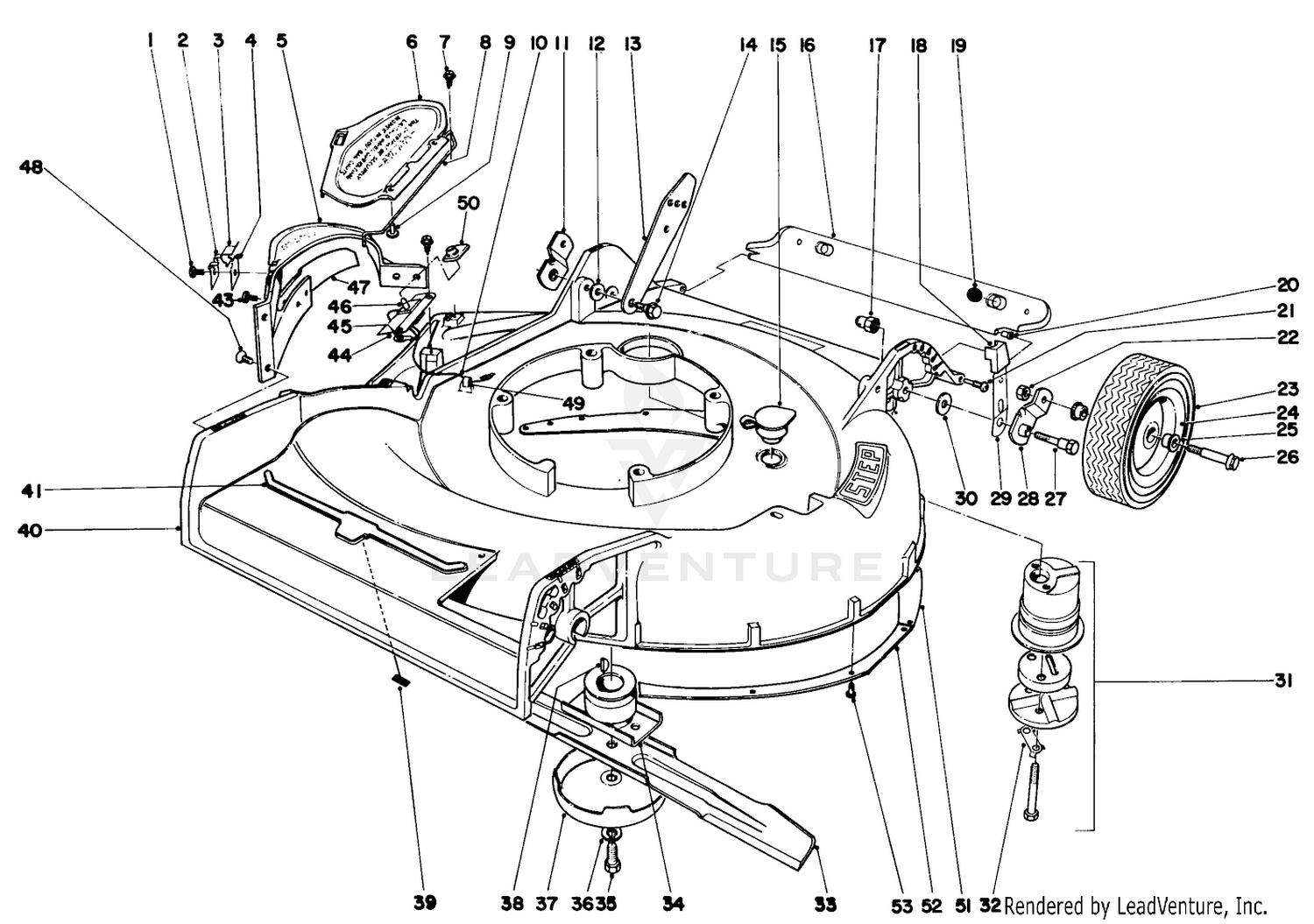 Housing Assembly Model No. 21172