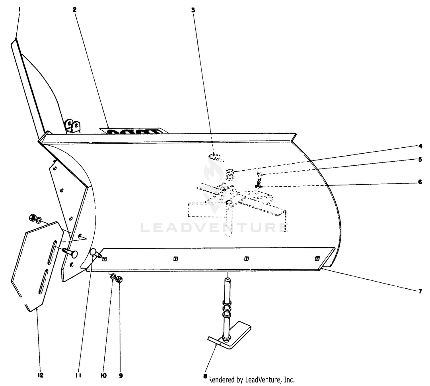 V-Plow Model No. 30750 (optional)