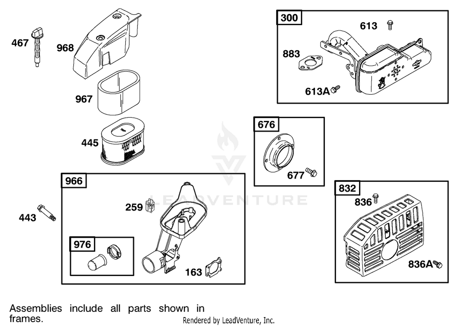 Air Cleaner And Muffler