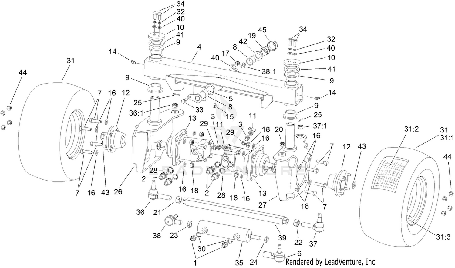 Rear Axle Assembly