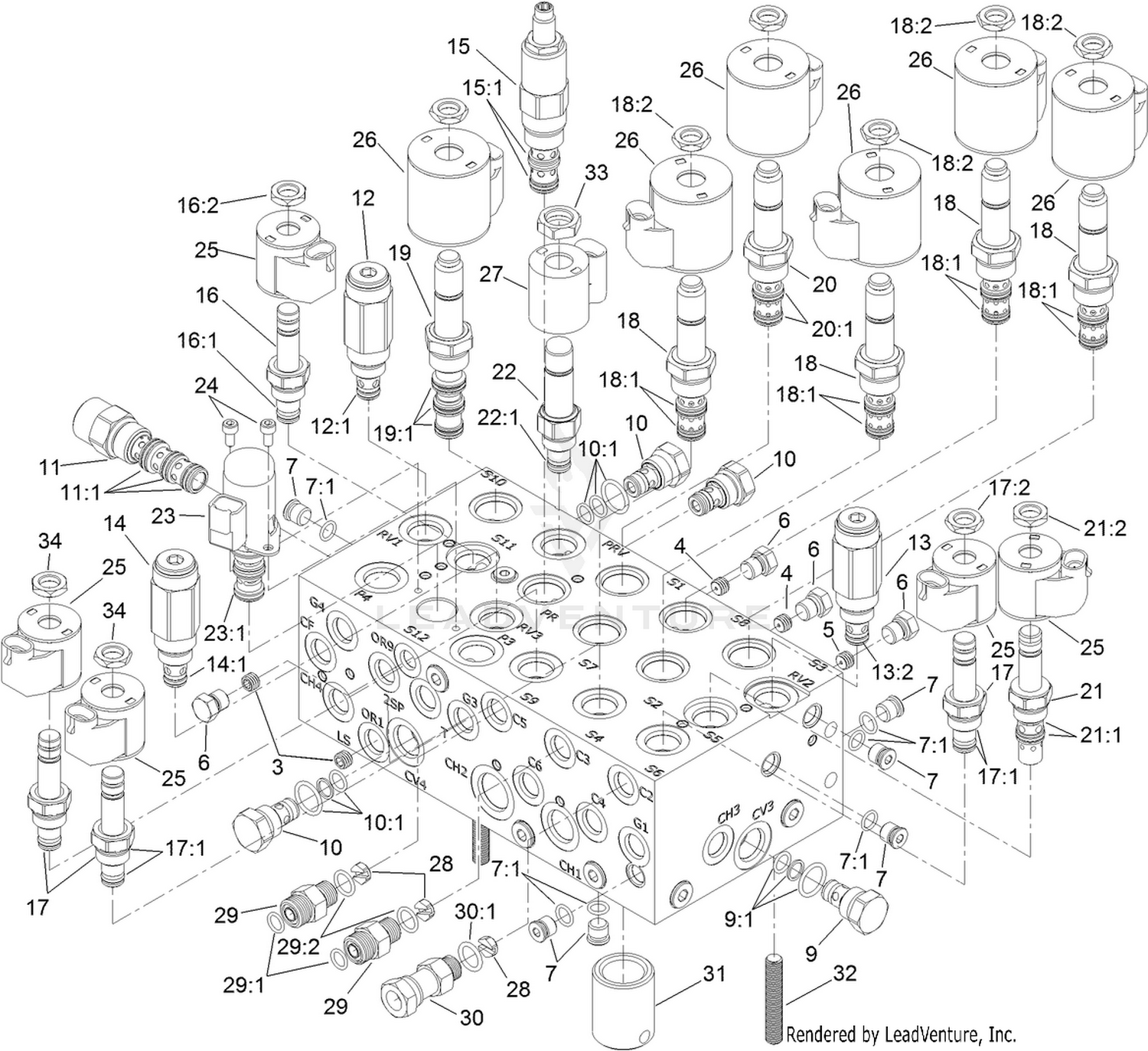 Combination Manifold Assembly No. 127-3650