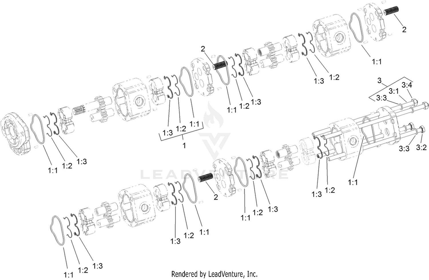 Gear Pump Assembly No. 105-7576