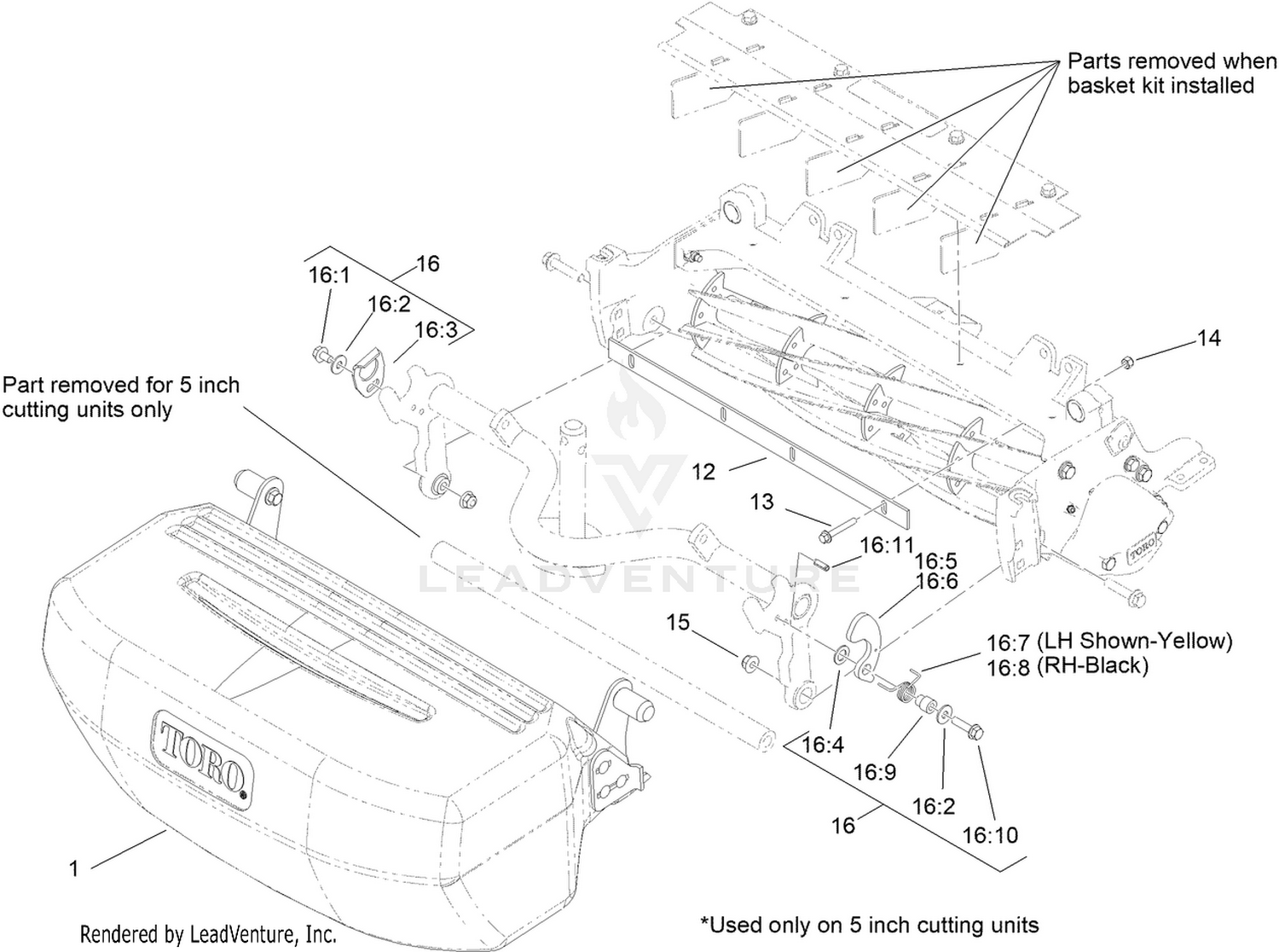 Grass Basket Kit Assembly