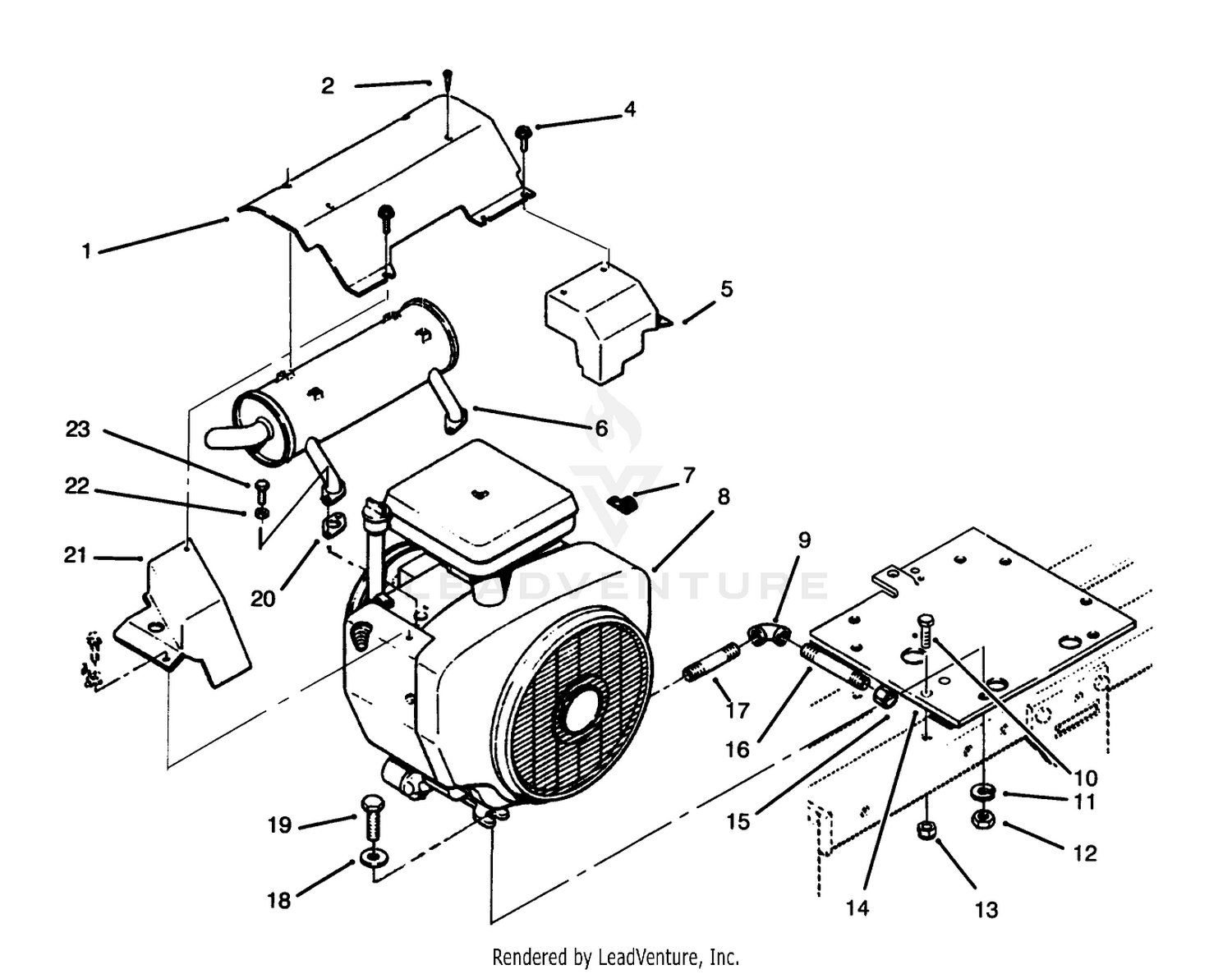 Engine And Exhaust