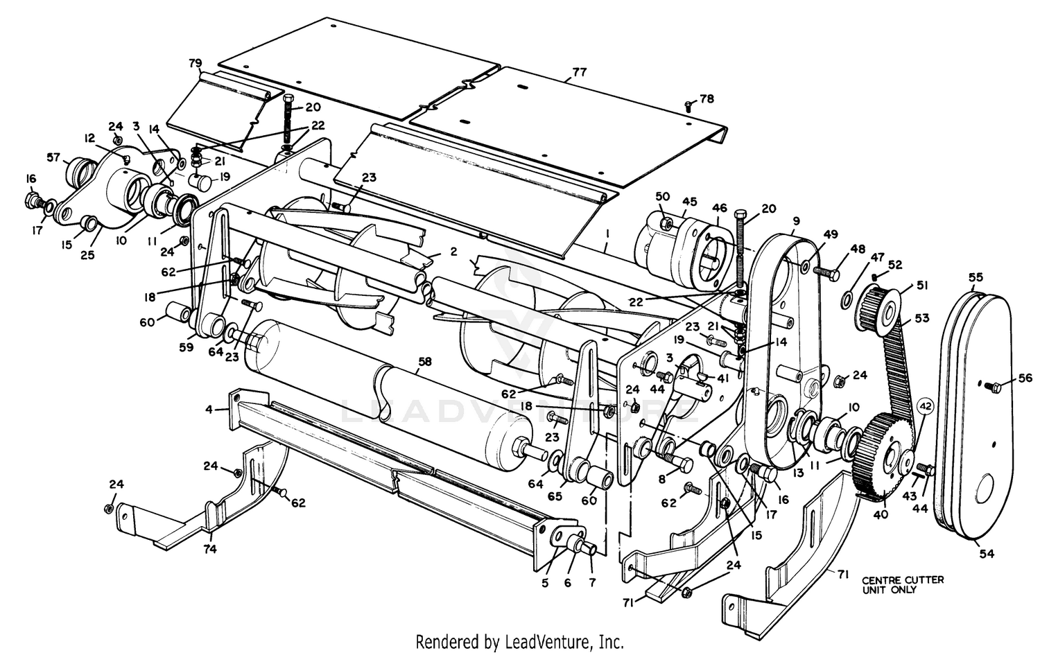 Cutting Unit-R.h. Assembly