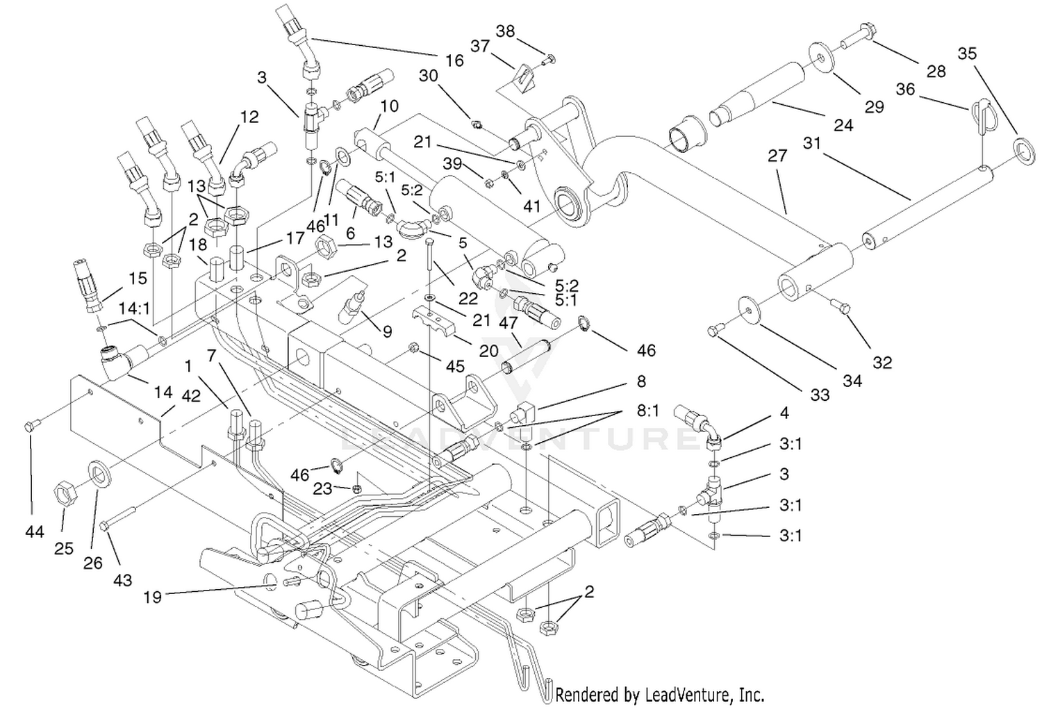 Rear Lift Arm Assembly