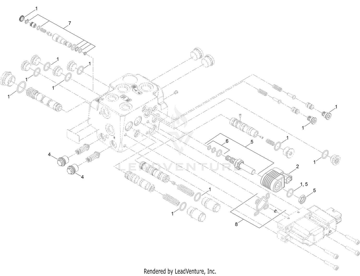 Hydraulic Valve Assembly No. 137-4076