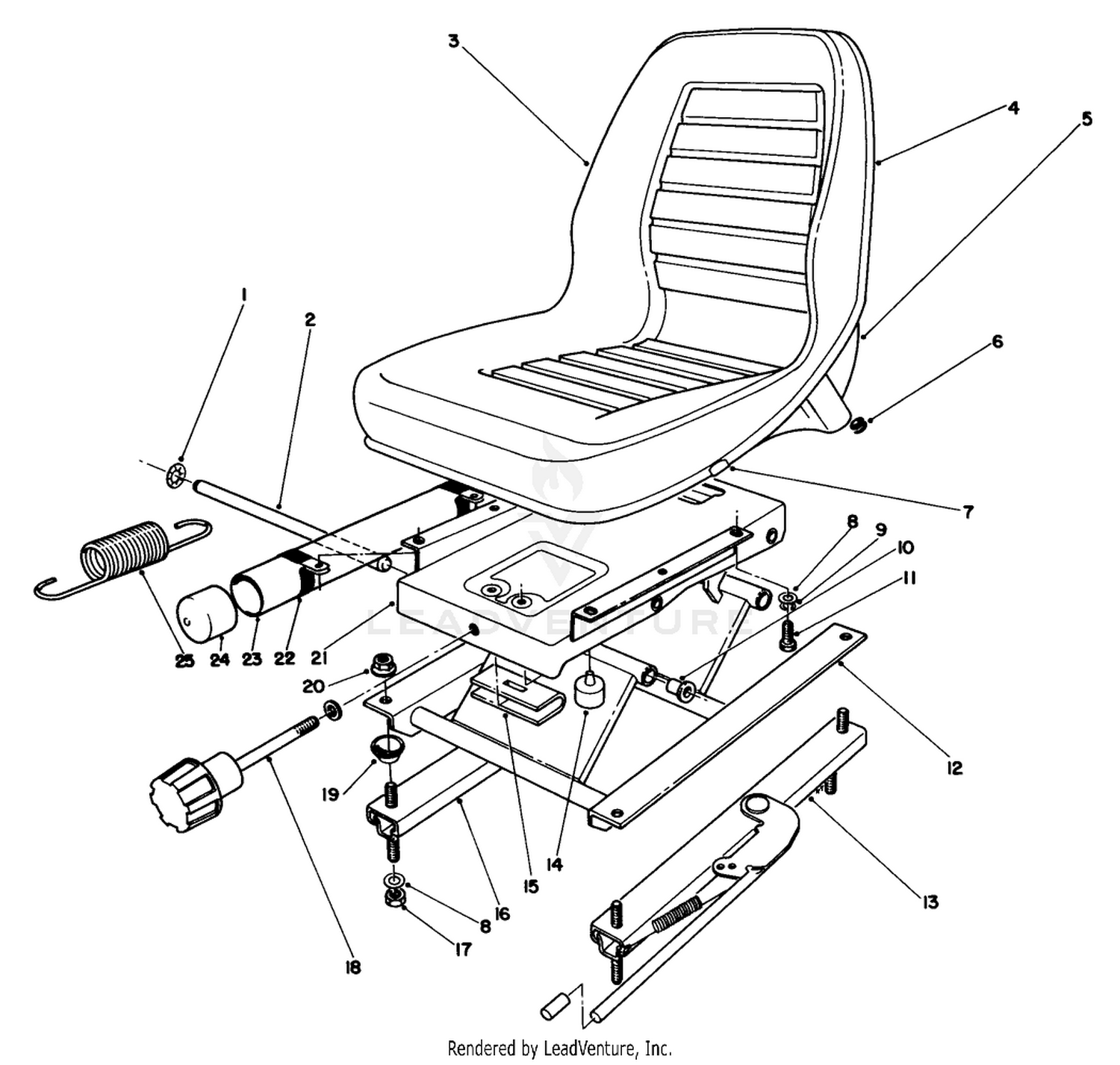 Deluxe Seat Kit Model No. 30772