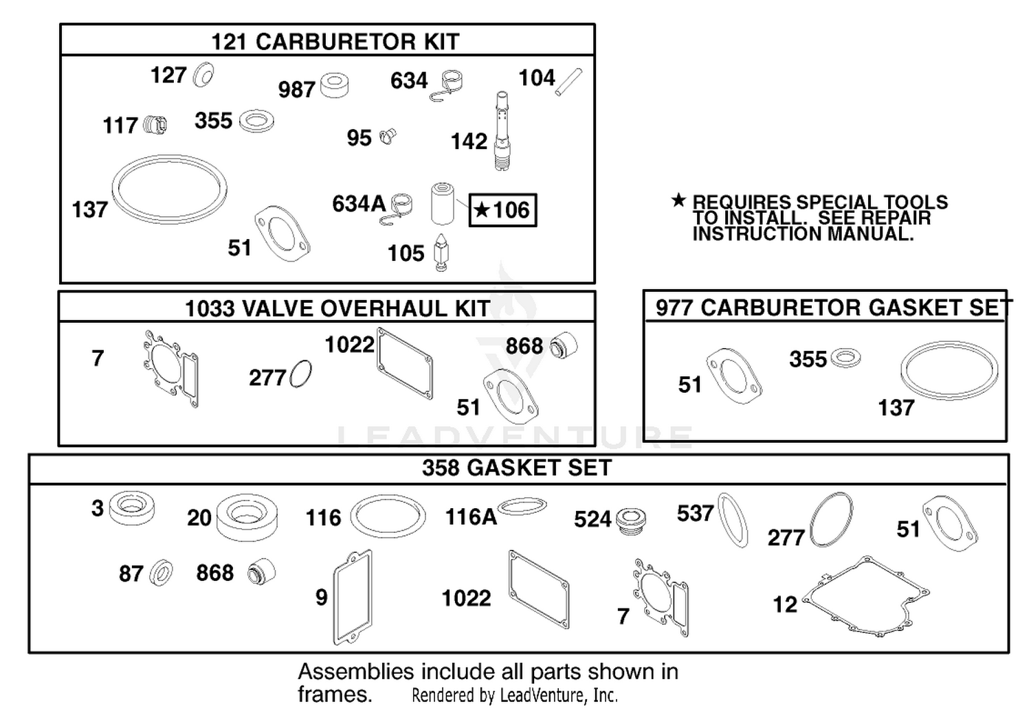 Engine Briggs  Stratton Model 312777-0128-E1 10