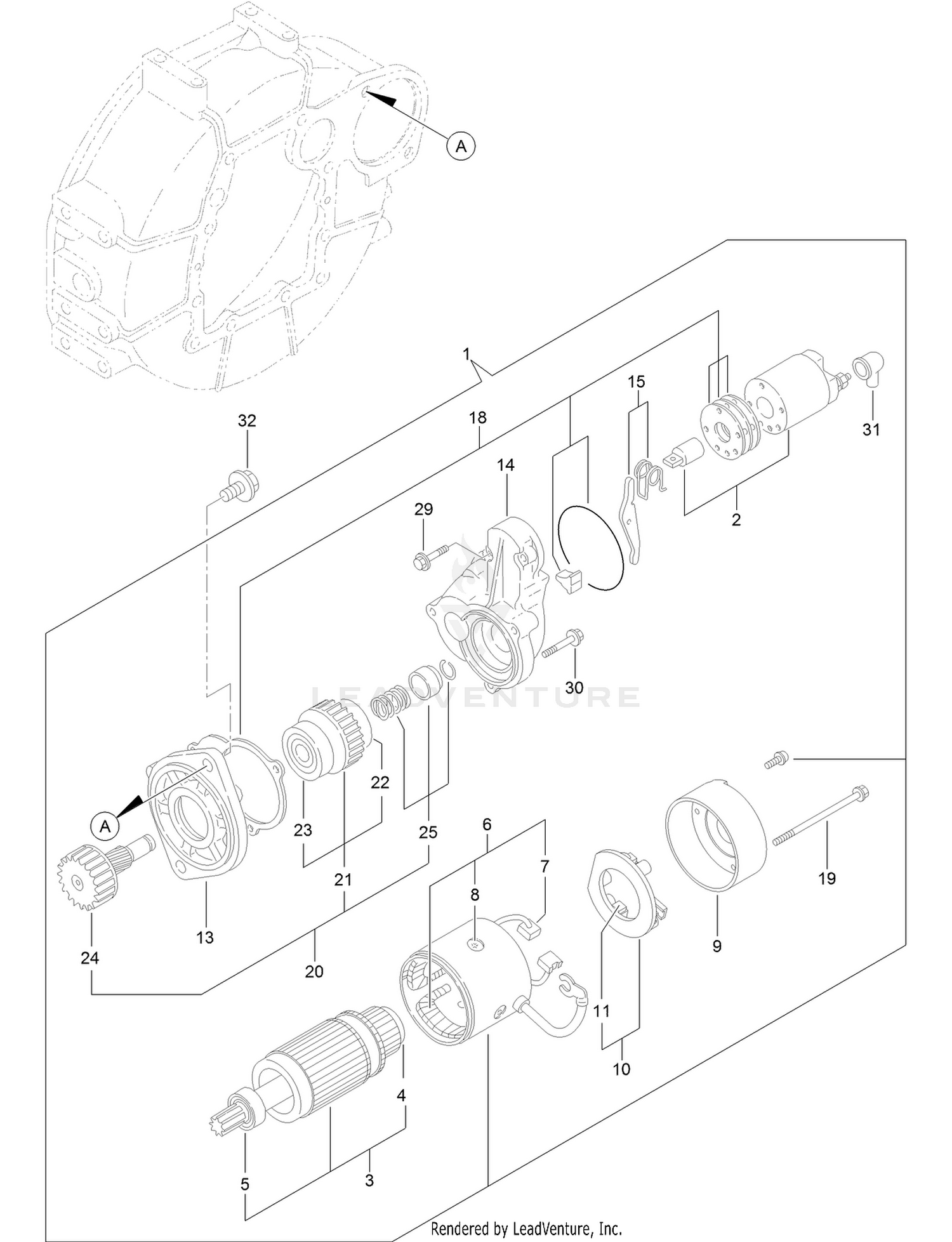 Starter Motor Assembly