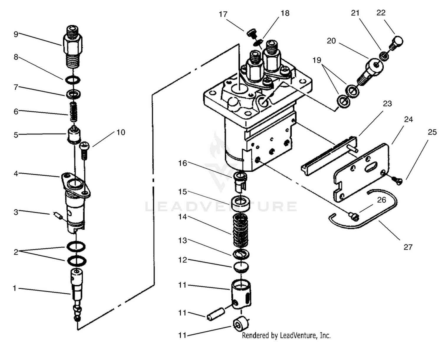 Injection Pump Assembly No. 98-9643