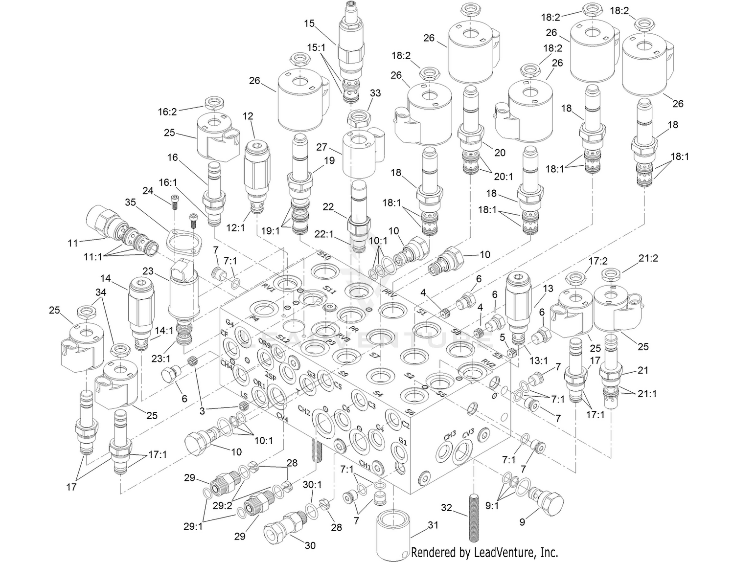 Combination Manifold Assembly No. 137-5581