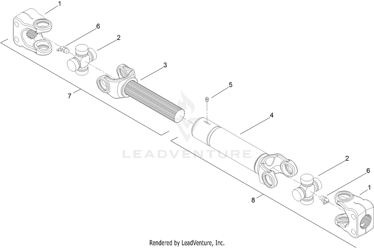 Drive Shaft Assembly No. 110-4586