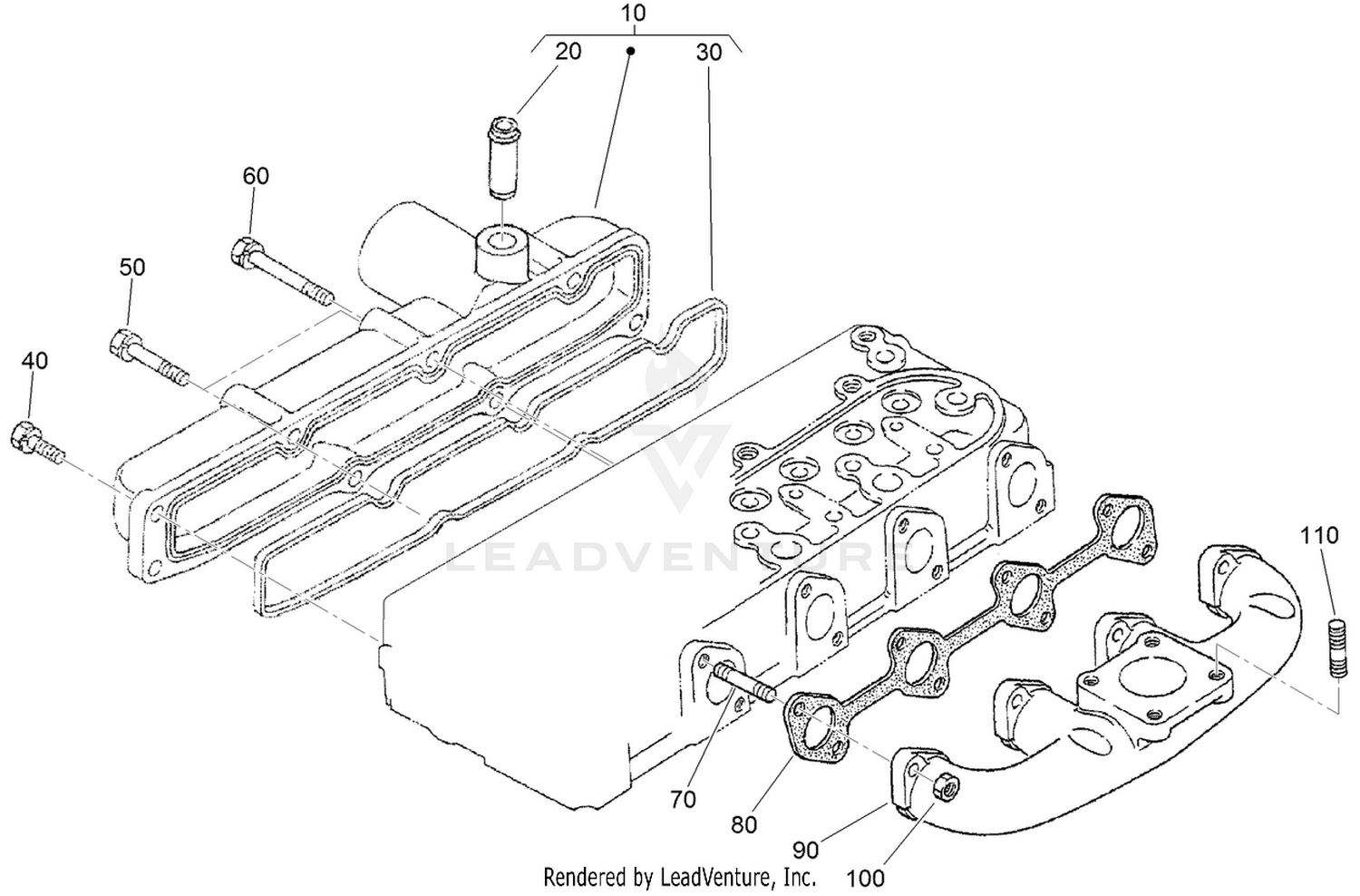 Intake and Exhaust Manifold Assembly