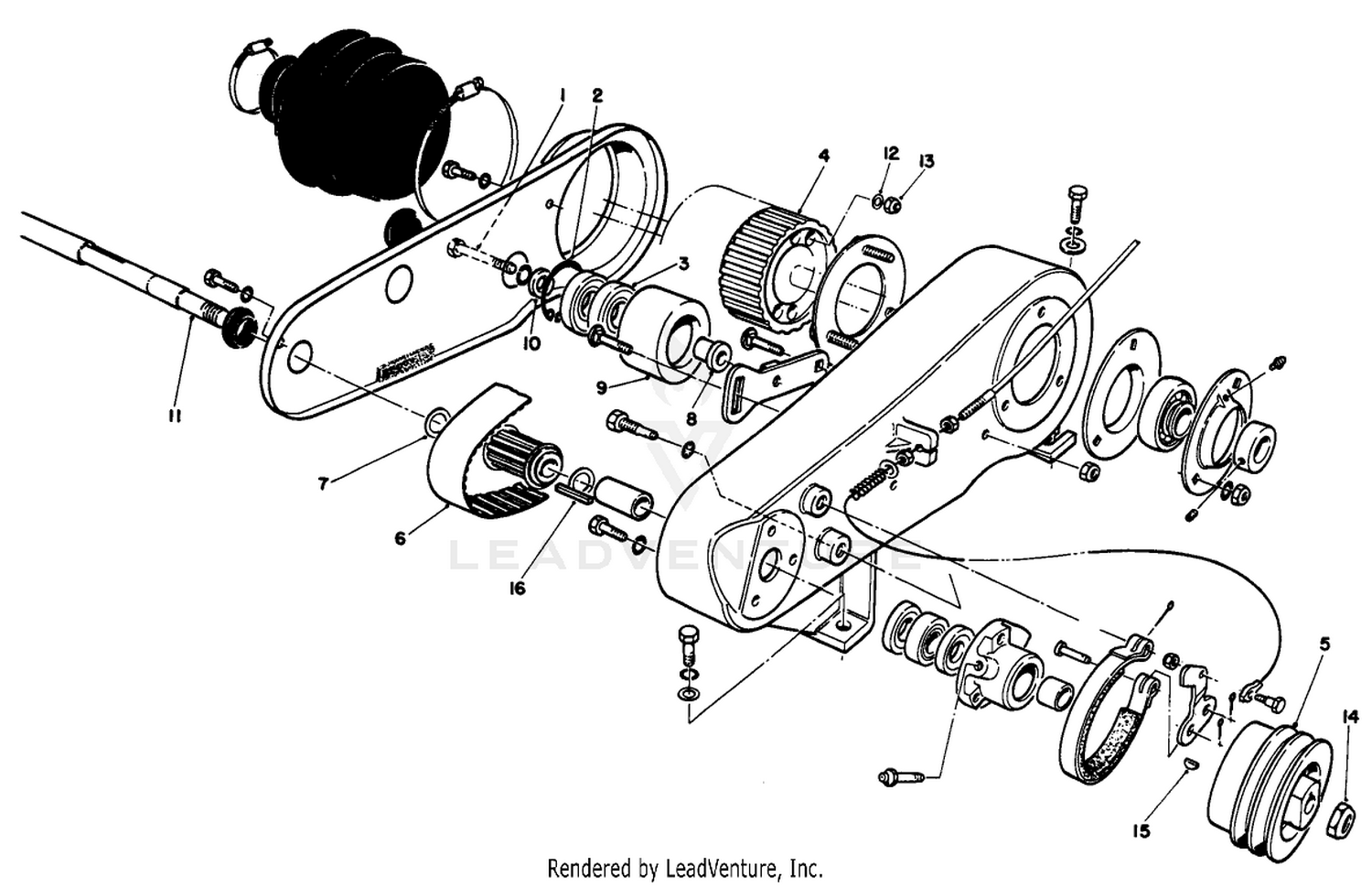 Greensmaster 1000 - Update Kit 1989-1990 Pulley Components