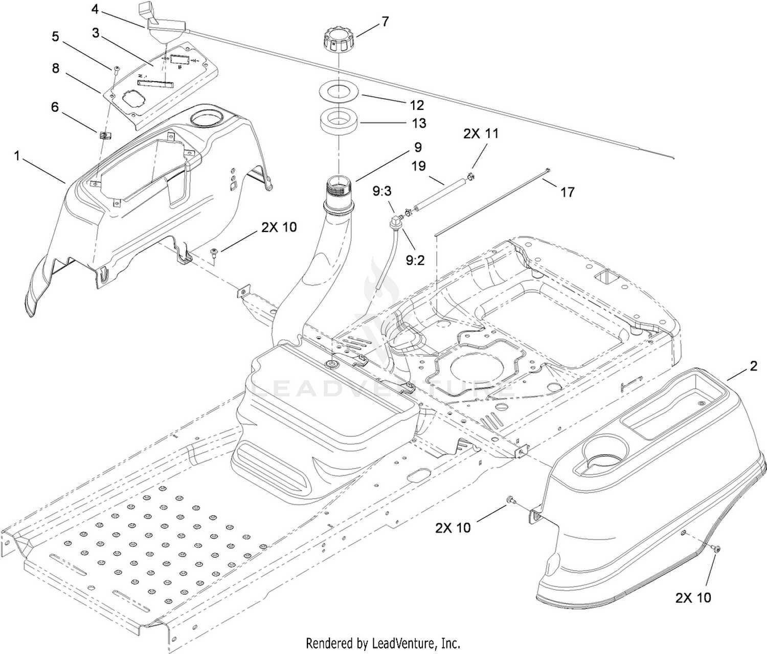 Fuel Delivery and Body Styling Assembly