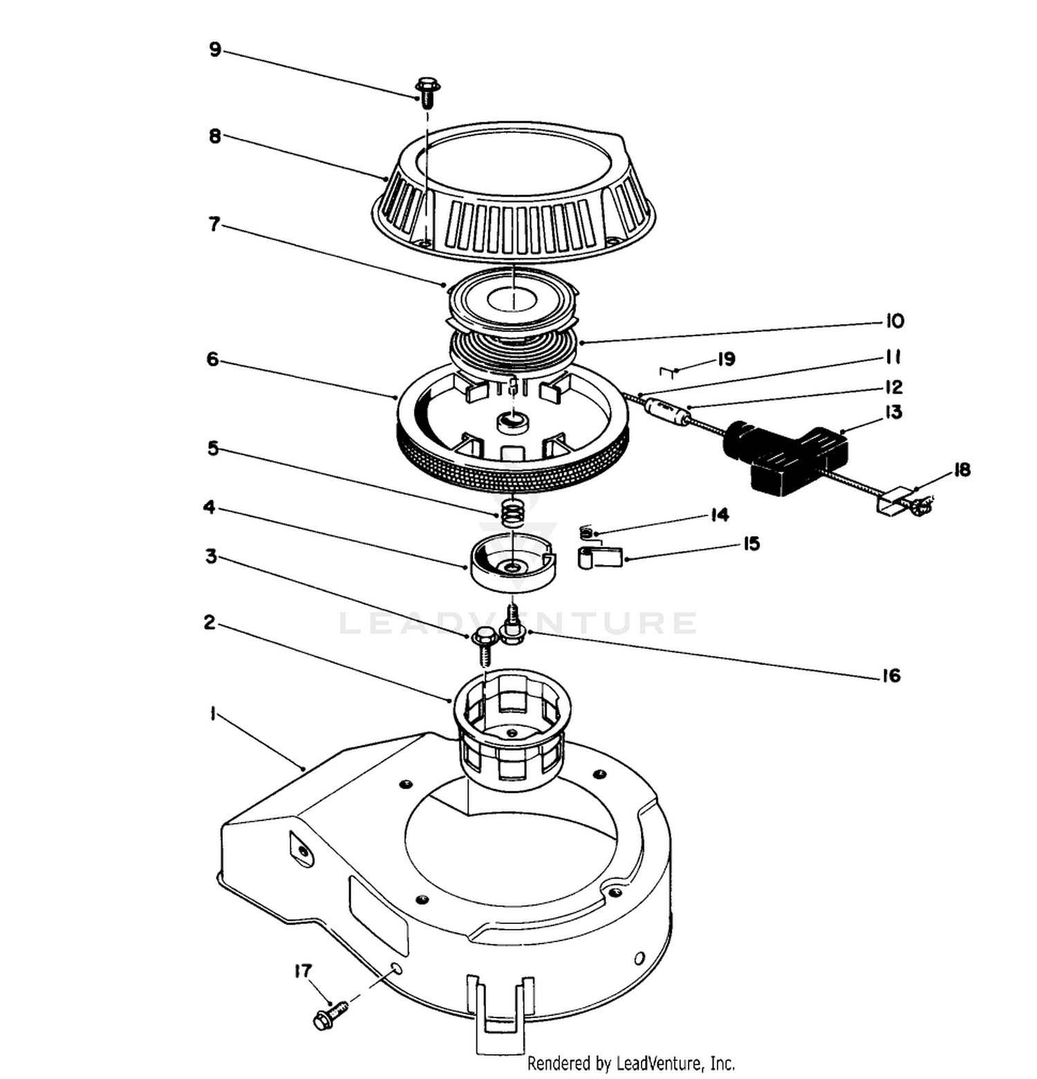 Recoil Assembly (model No. 47pk9)