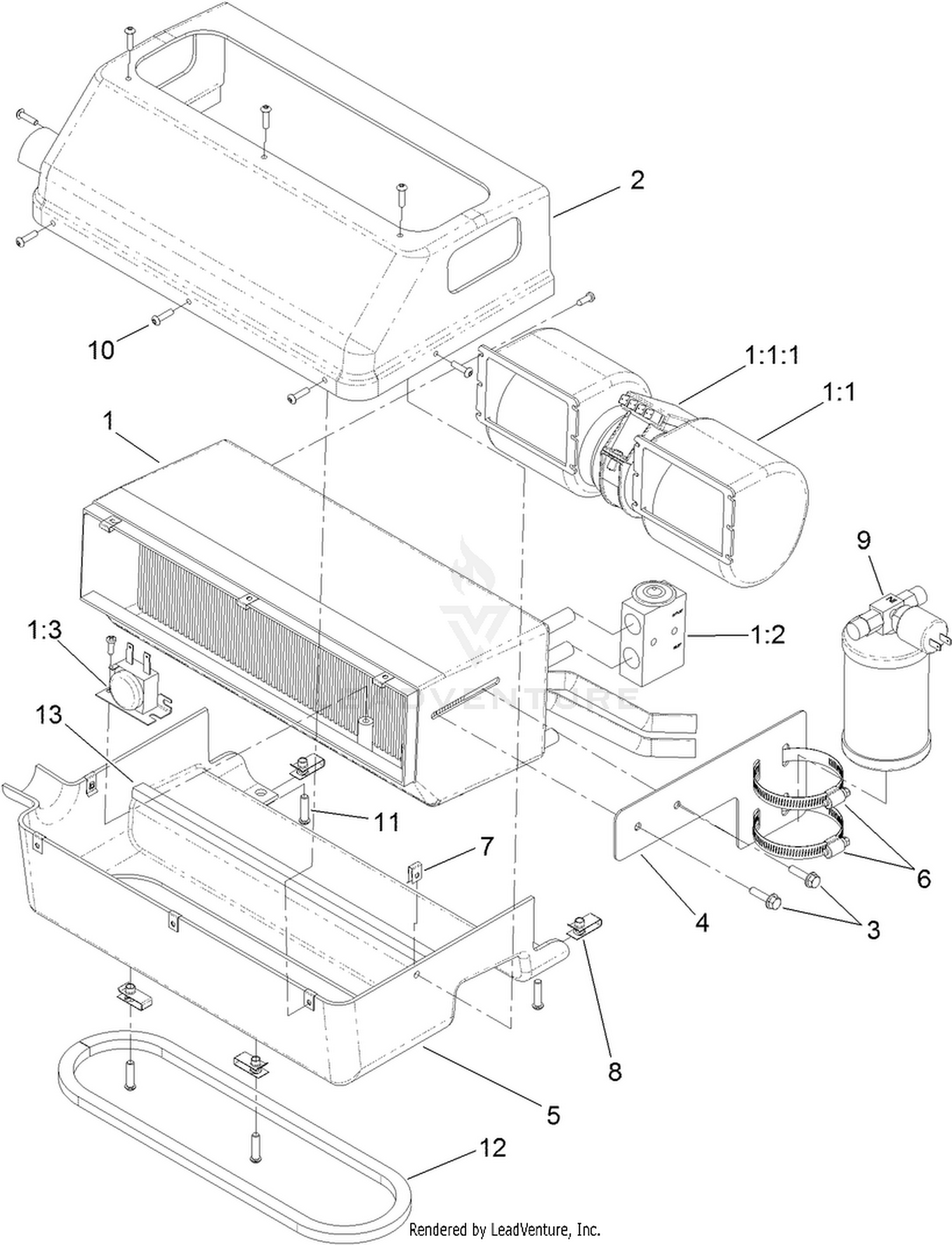 Heater Evaporator Assembly