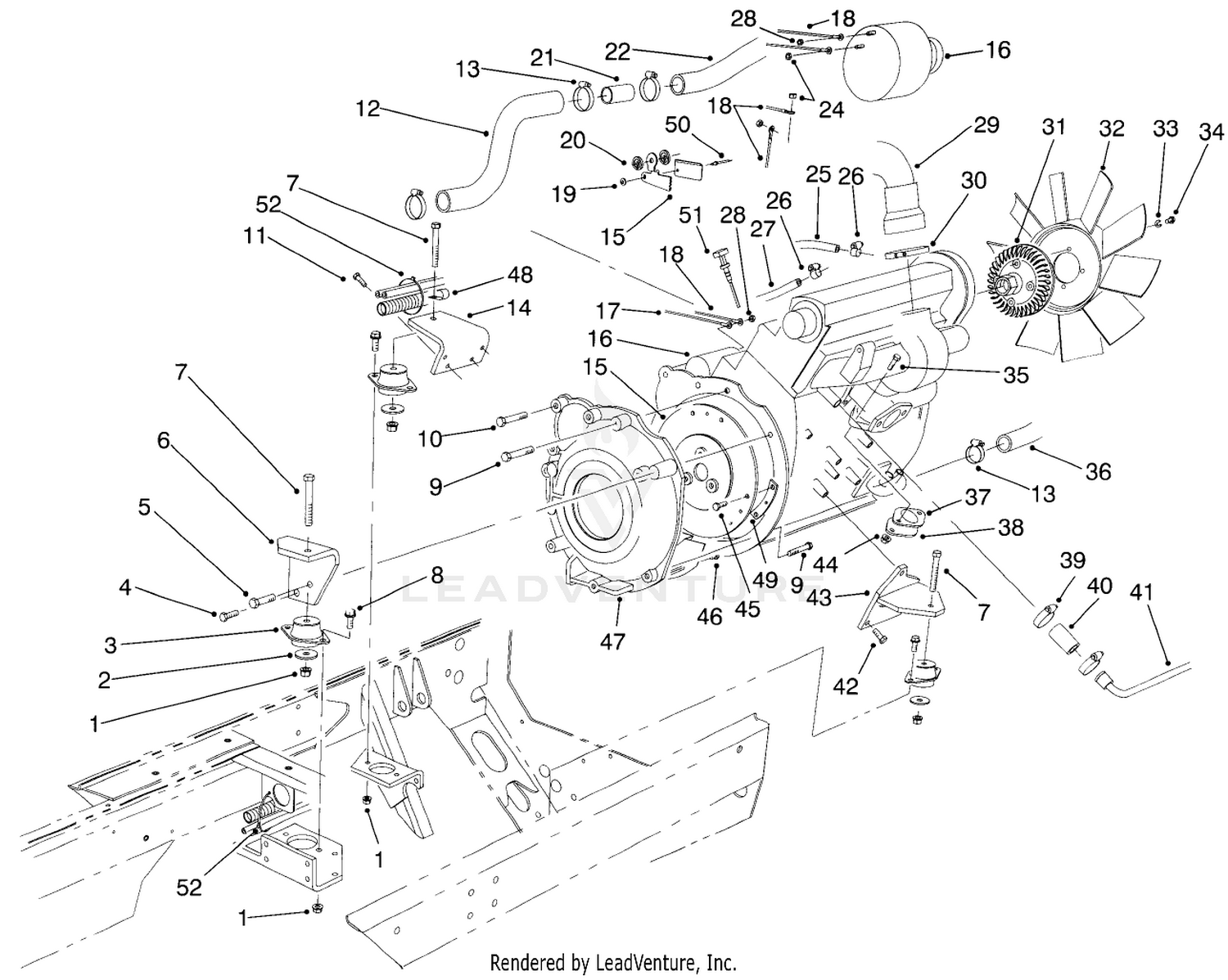 Engine Installation Assembly