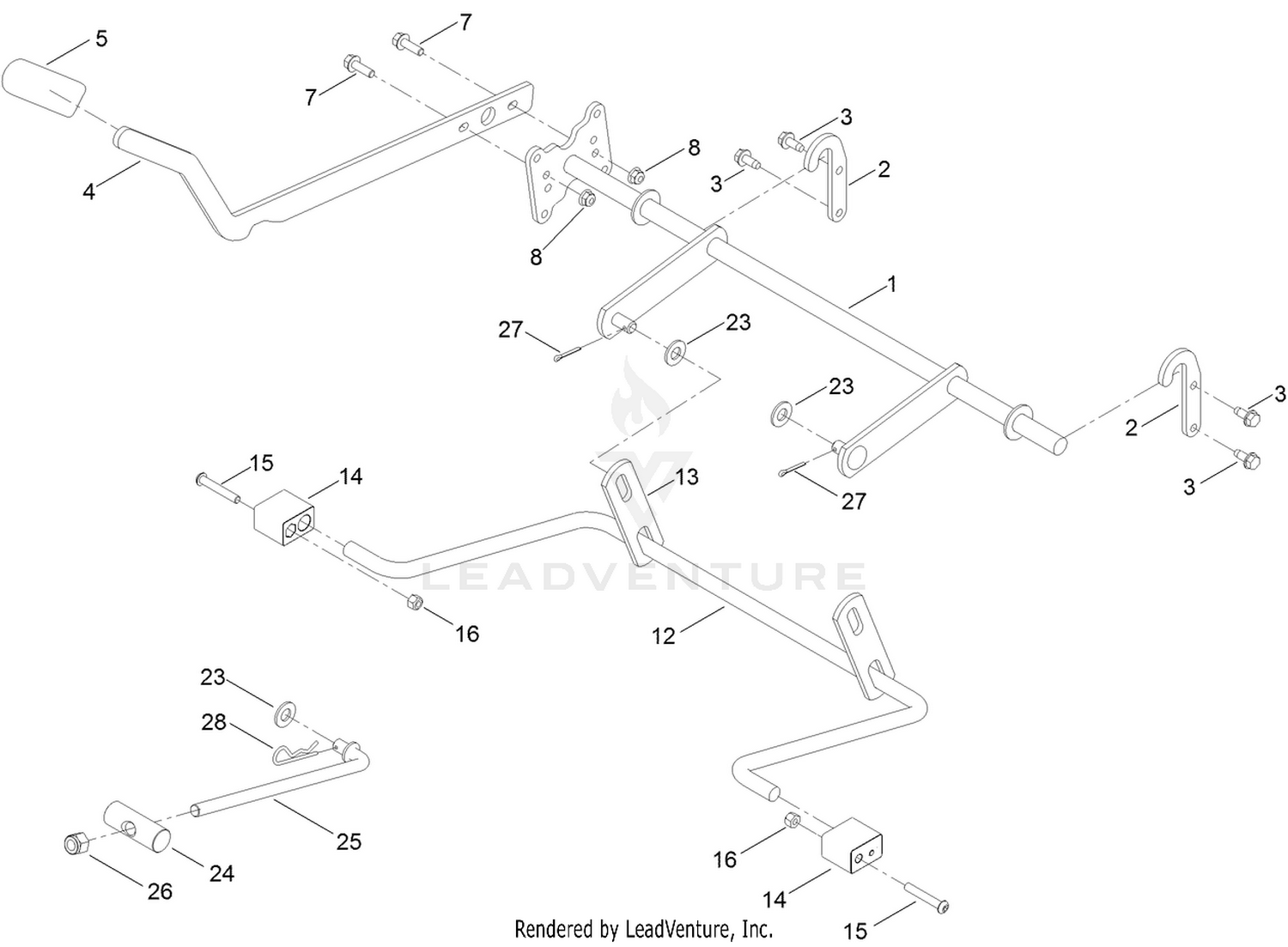 Deck Lift Assembly