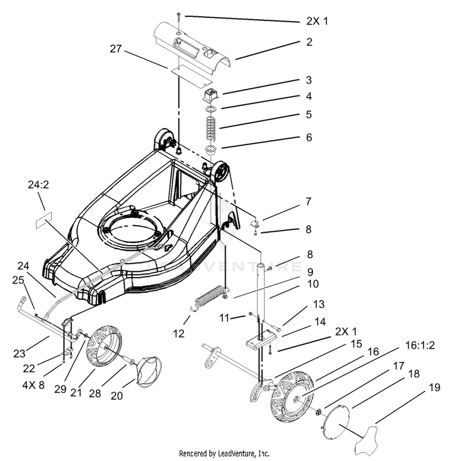 Height of Cut and Wheel Assembly