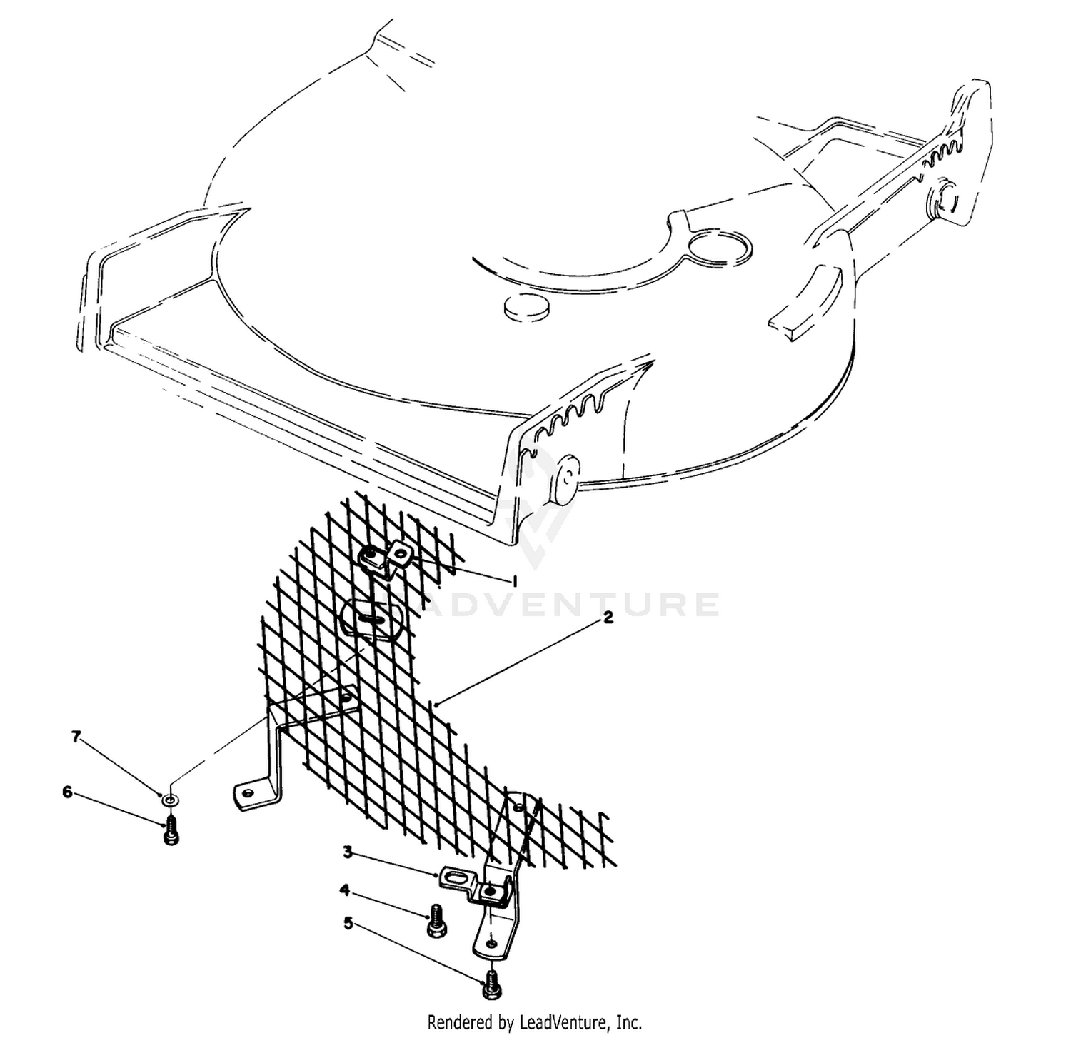 Leaf Shredder Kit Model No. 59157 (optional)
