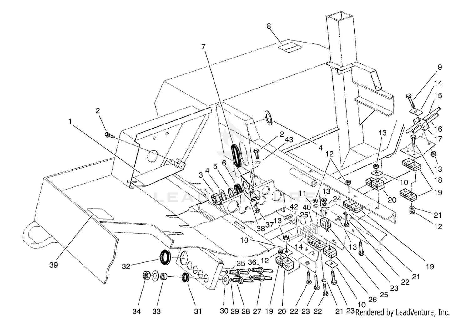 Hydraulic Line Clamps Assembly