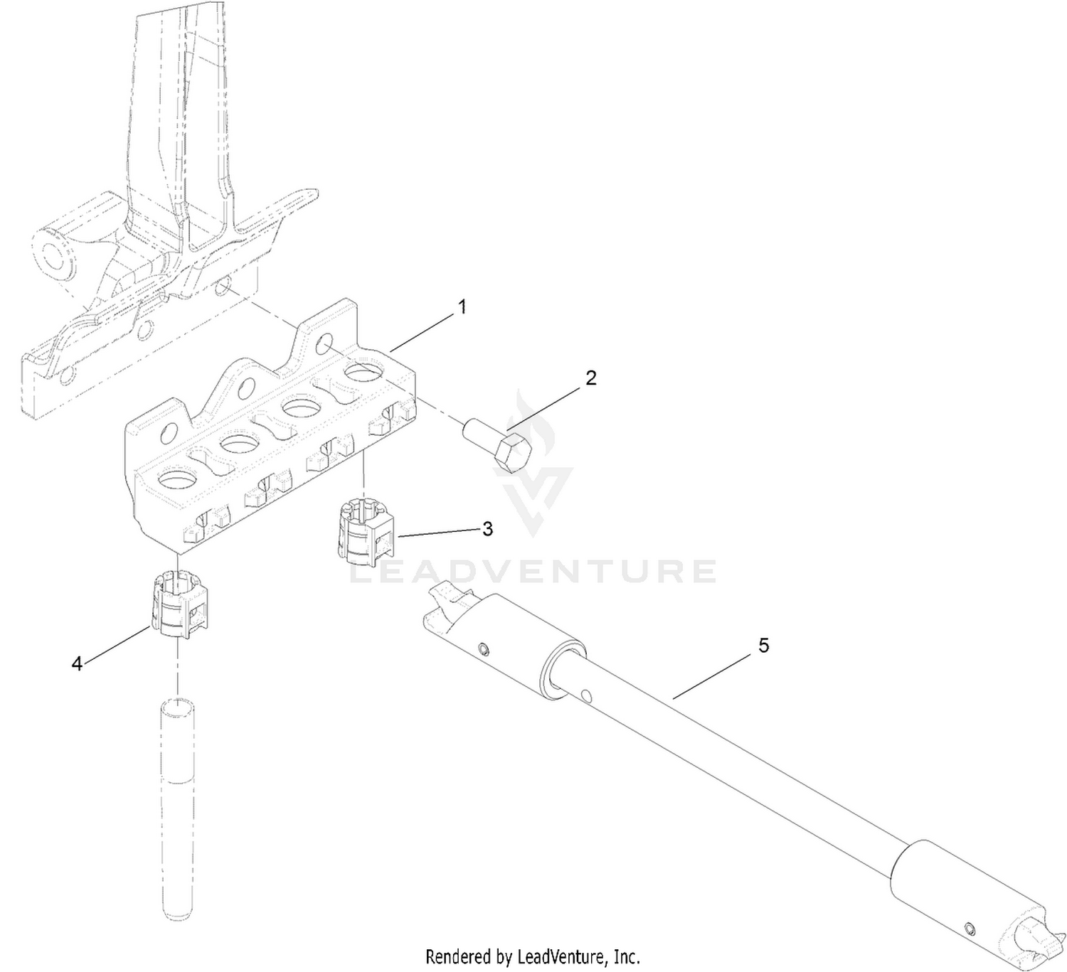 TITAN QuickChange Four-Tine Head Assembly  (Model 09719)