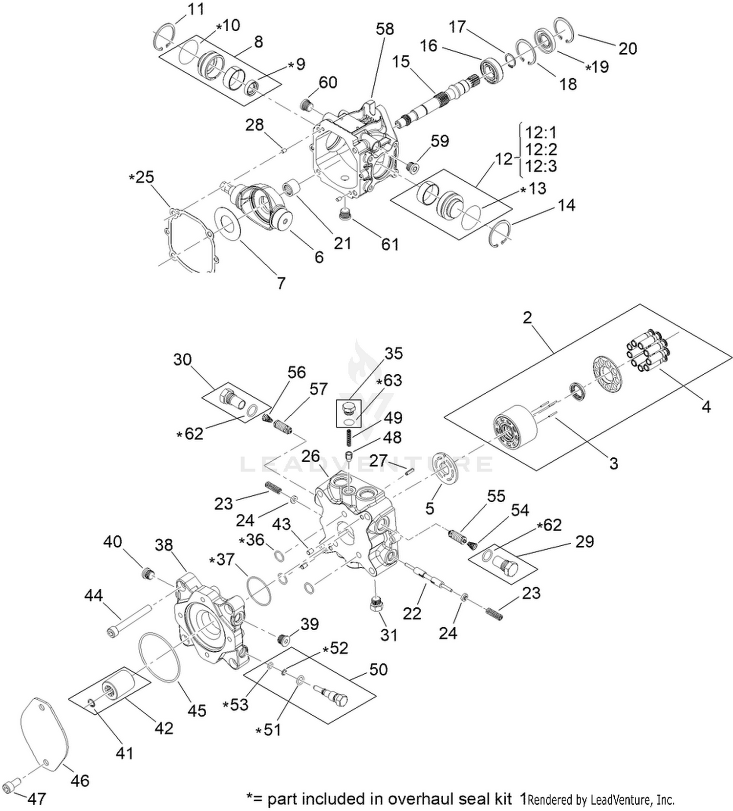 Hydraulic Pump Assembly No. 139-6474