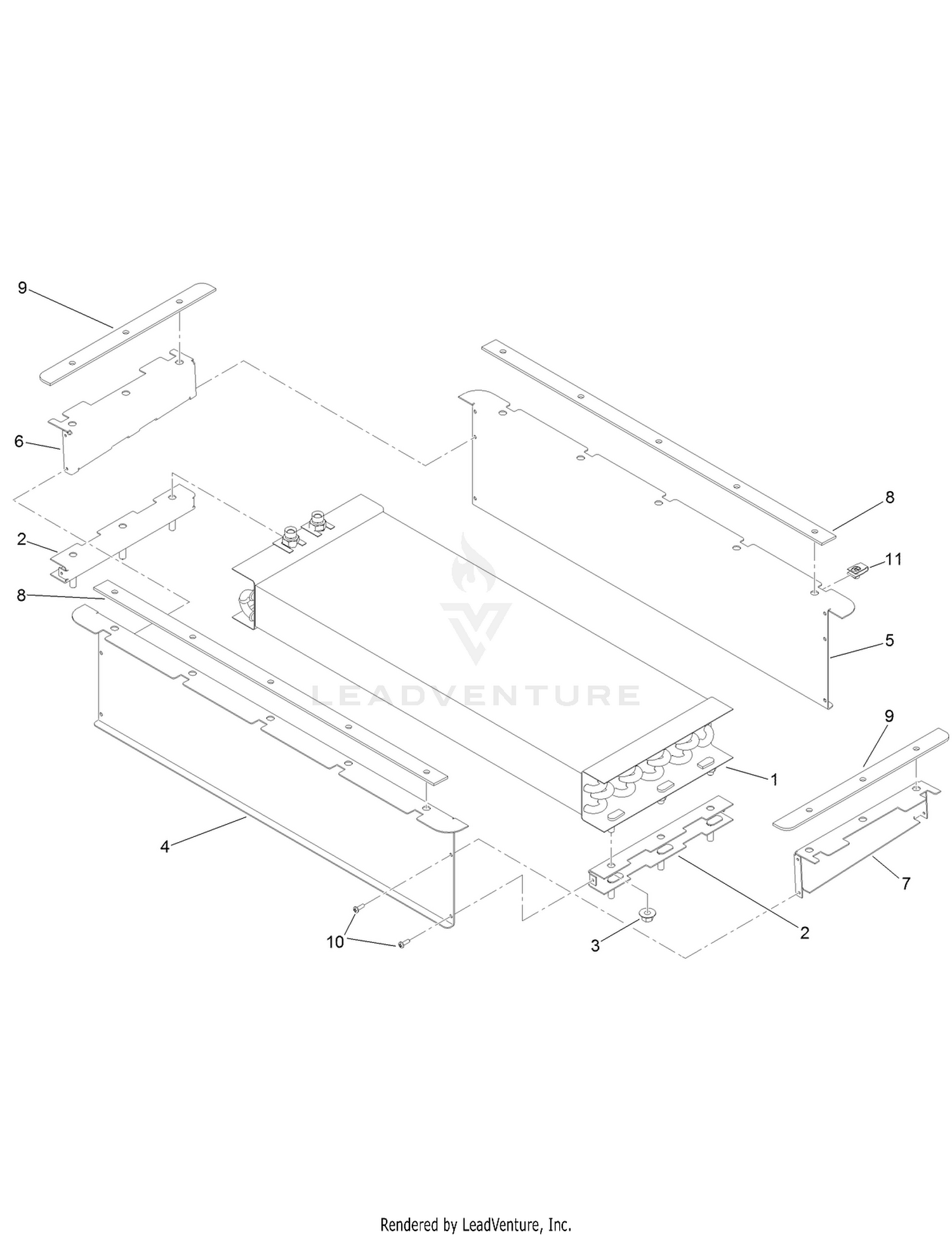 Air Conditioning Duct Assembly No. 132-3468  For Cab Model Only