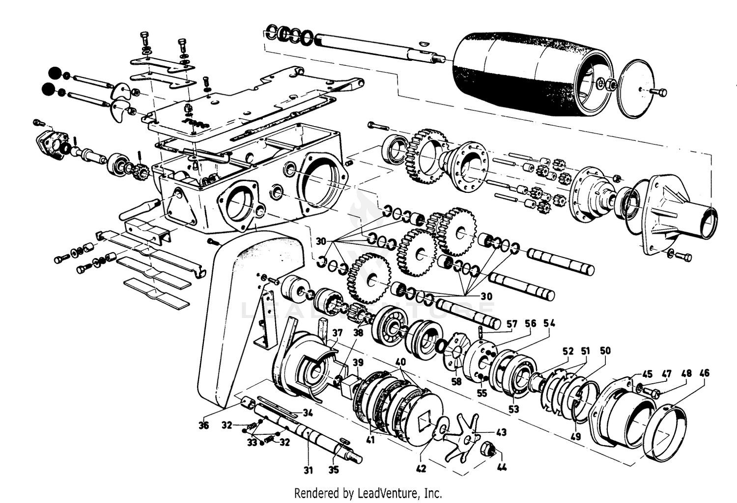 Transmission Case Assembly (continued)