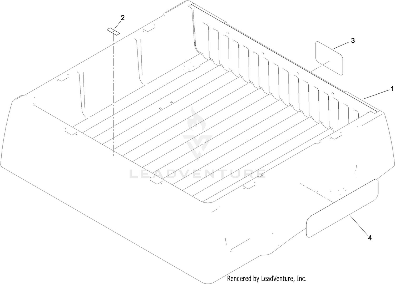 Cargo Bed Service Assembly No. 119-9710