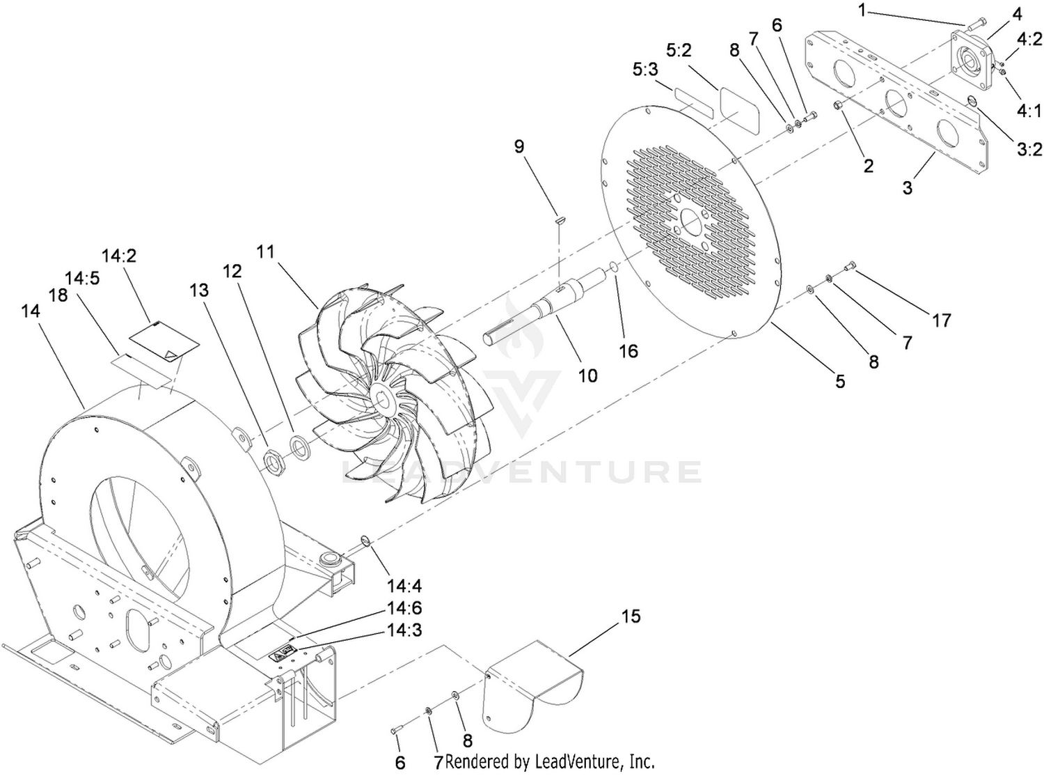 Blower and Fan Assembly