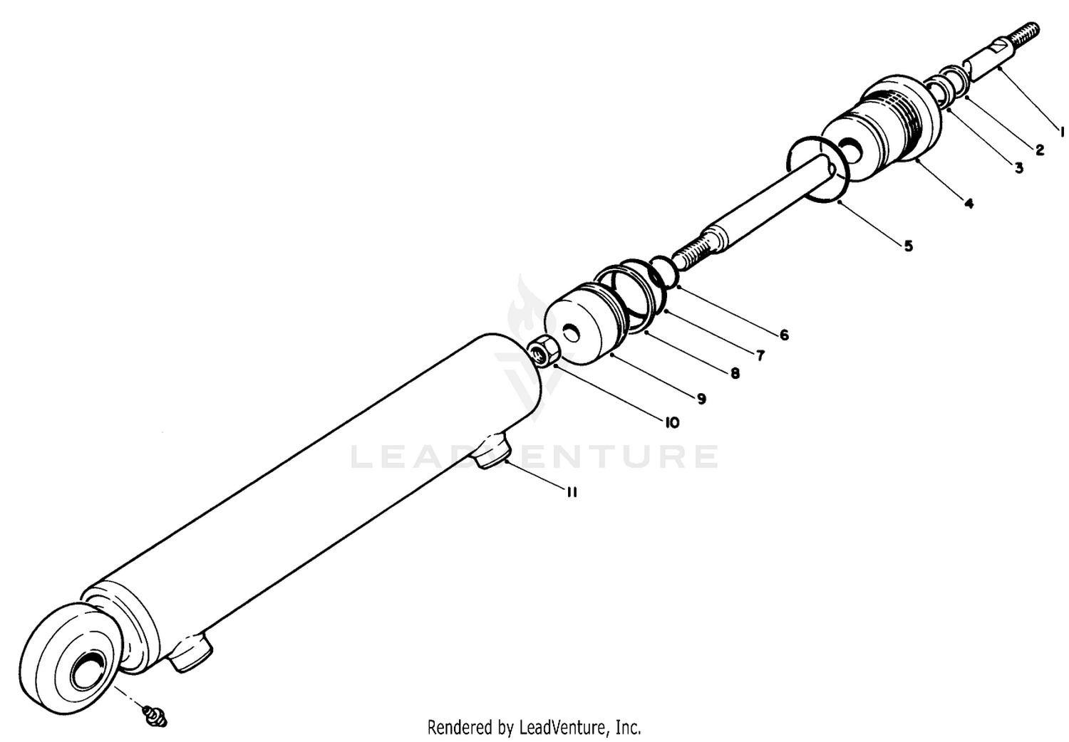 Steering Cylinder Part No. 68-6860