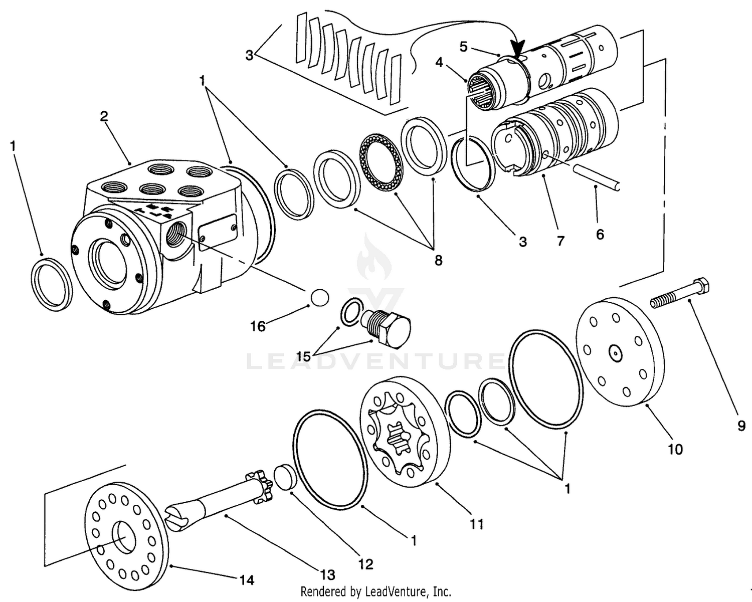 Steering Control Valve Asm. 93-5165