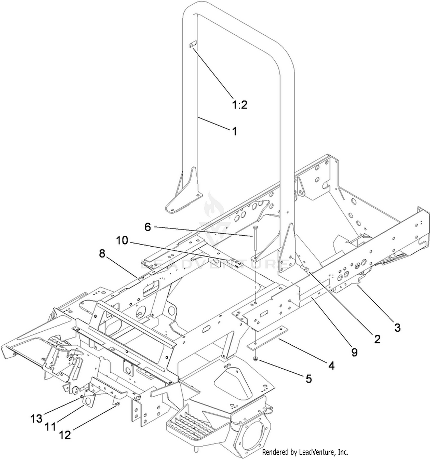 Roll-Over Protection System and Front Frame Assembly