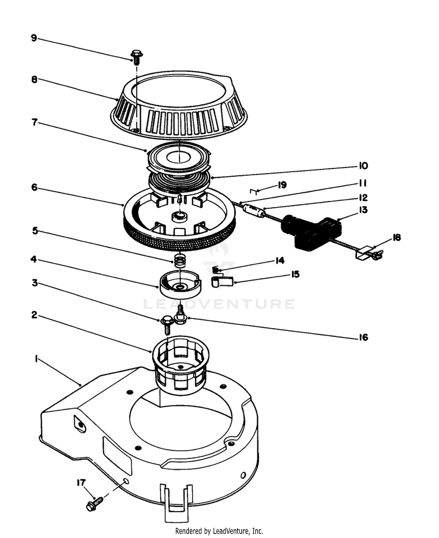 Recoil Assembly (model No. 47pj8)