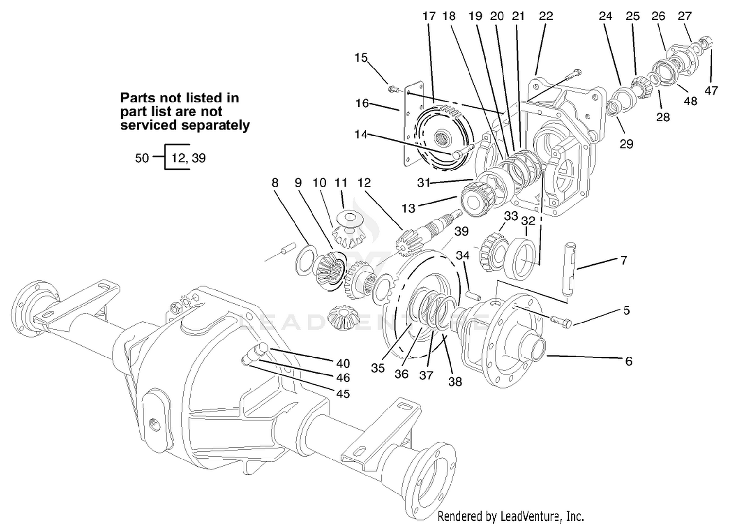 Differential Carrier Assembly No. 92-4907