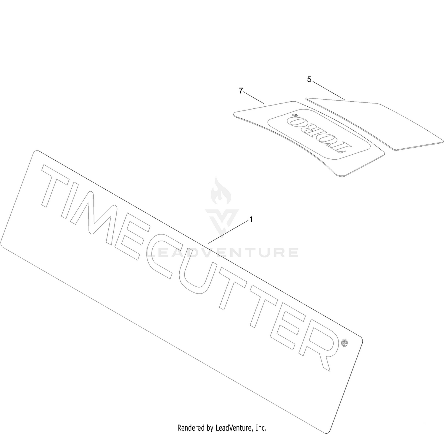 Model Specific Decal Assembly